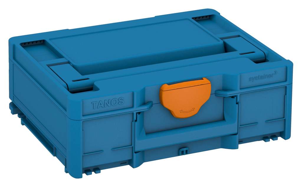 Systainer³ M 137, Sky Blue with Deep Orange catches