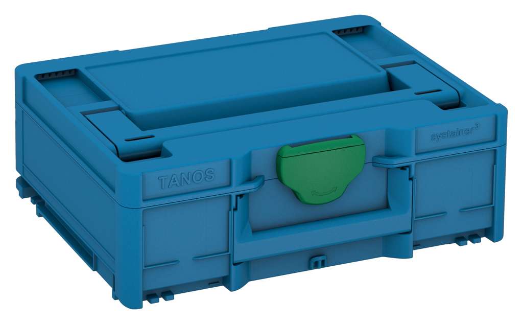 Systainer³ M 137, Sky Blue with Signal Green catches