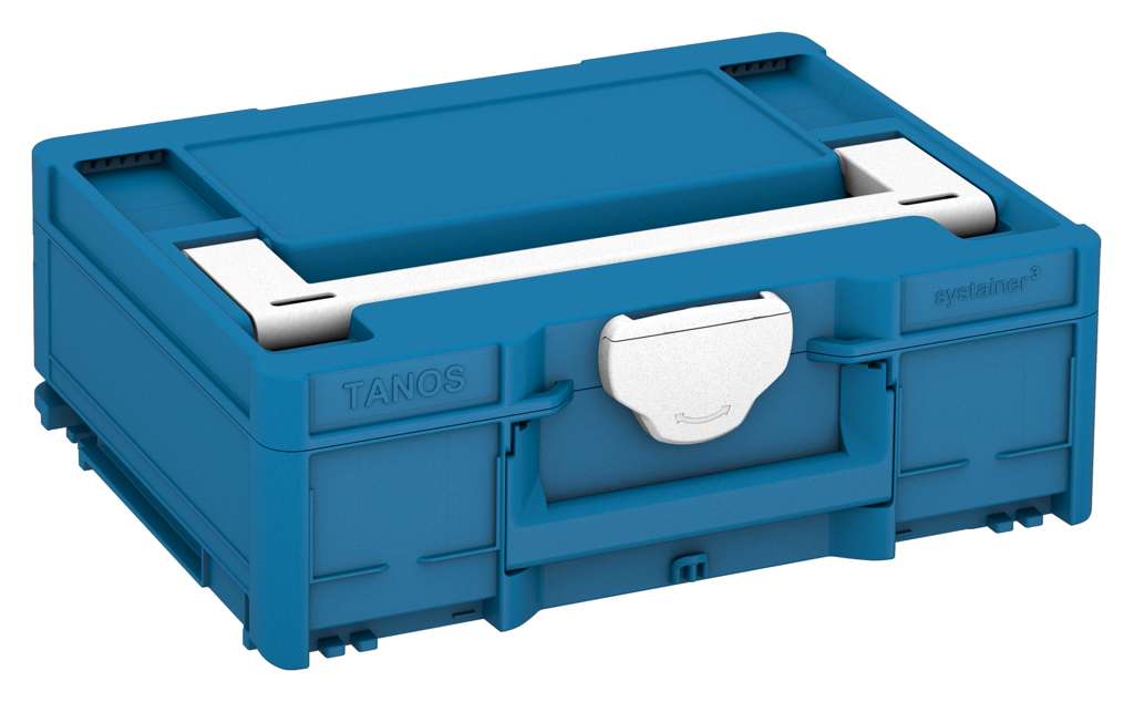 Systainer³ M 137, Sky Blue with White lid handle and White catches