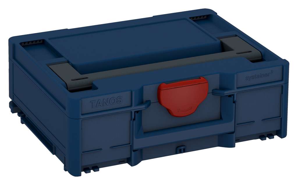 Systainer³ M 137, Sapphire Blue with Anthracite lid handle and Carmine Red catches