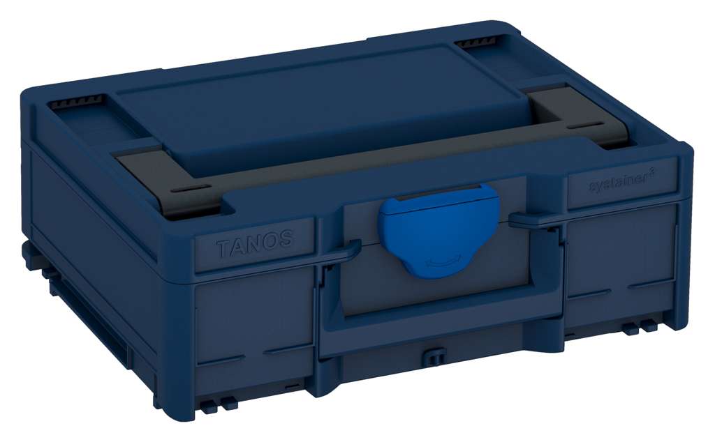 Systainer³ M 137, Sapphire Blue with Anthracite lid handle and Signal Blue catches