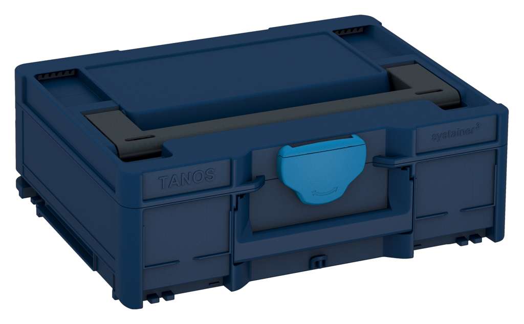 Systainer³ M 137, Sapphire Blue with Anthracite lid handle and Sky Blue catches
