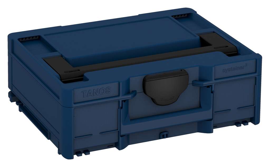 Systainer³ M 137, Sapphire Blue with Black lid handle and Black catches