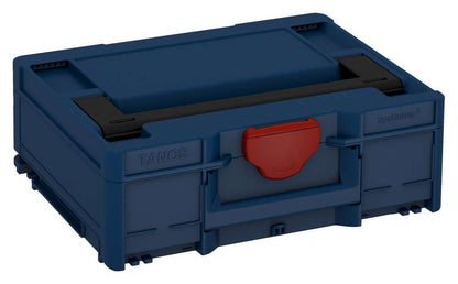 Systainer³ M 137, Sapphire Blue with Black lid handle and Carmine Red catches