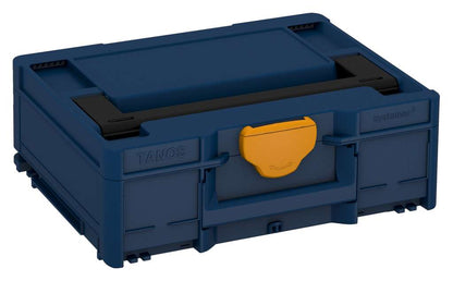 Systainer³ M 137, Sapphire Blue with Black lid handle and Daffodil Yellow catches