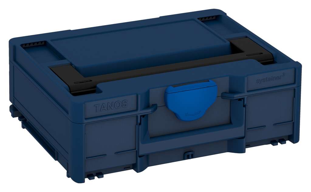 Systainer³ M 137, Sapphire Blue with Black lid handle and Signal Blue catches