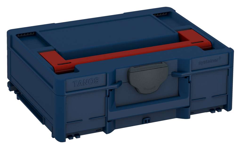 Systainer³ M 137, Sapphire Blue with Carmine Red lid handle and Anthracite catches