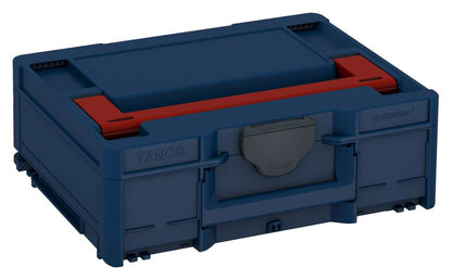 Systainer³ M 137, Sapphire Blue with Carmine Red lid handle and Anthracite catches