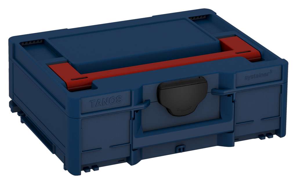 Systainer³ M 137, Sapphire Blue with Carmine Red lid handle and Black catches