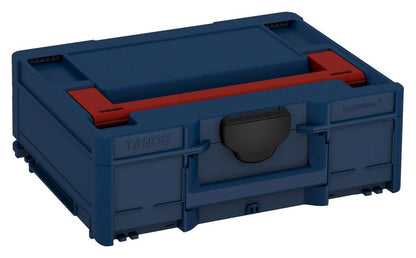 Systainer³ M 137, Sapphire Blue with Carmine Red lid handle and Black catches