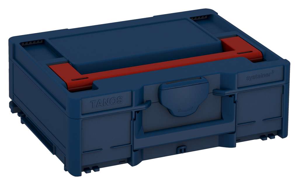 Systainer³ M 137, Sapphire Blue with Carmine Red lid handle