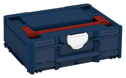 Systainer³ M 137, Sapphire Blue with Carmine Red lid handle and White catches