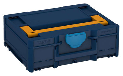 Systainer³ M 137, Sapphire Blue with Daffodil Yellow lid handle and Sky Blue catches