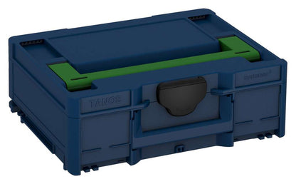 Systainer³ M 137, Sapphire Blue with Emerald Green lid handle and Black catches