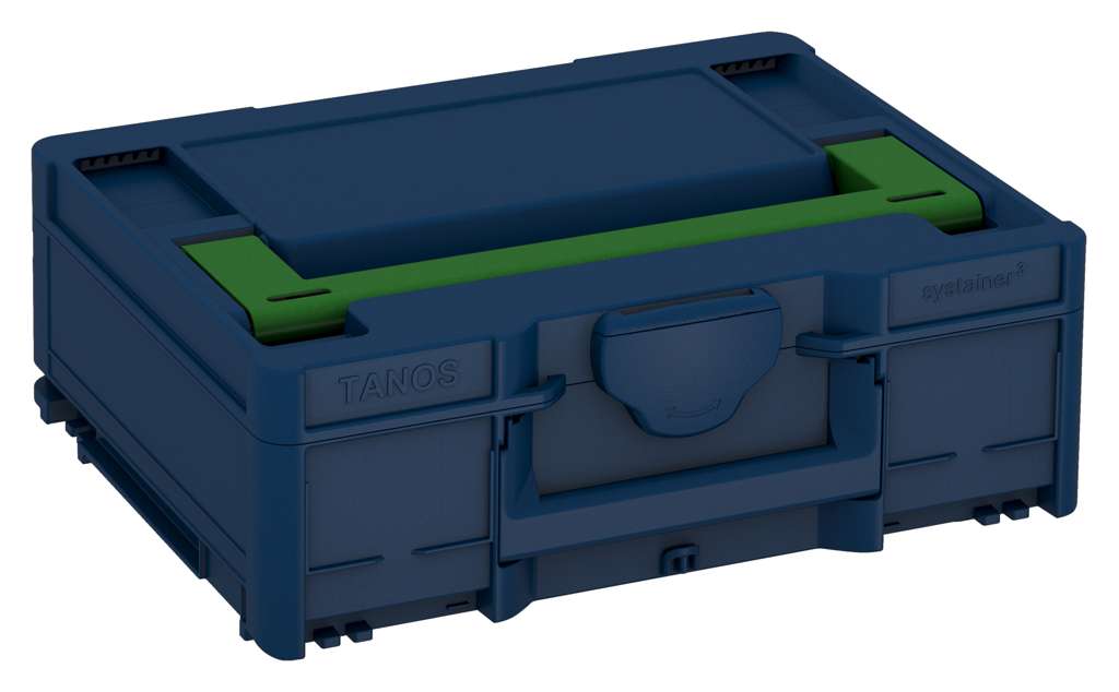 Systainer³ M 137, Sapphire Blue with Emerald Green lid handle