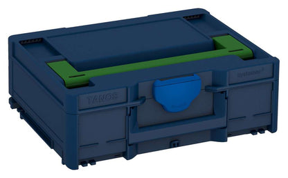 Systainer³ M 137, Sapphire Blue with Emerald Green lid handle and Signal Blue catches