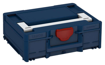 Systainer³ M 137, Sapphire Blue with Light Grey lid handle and Carmine Red catches