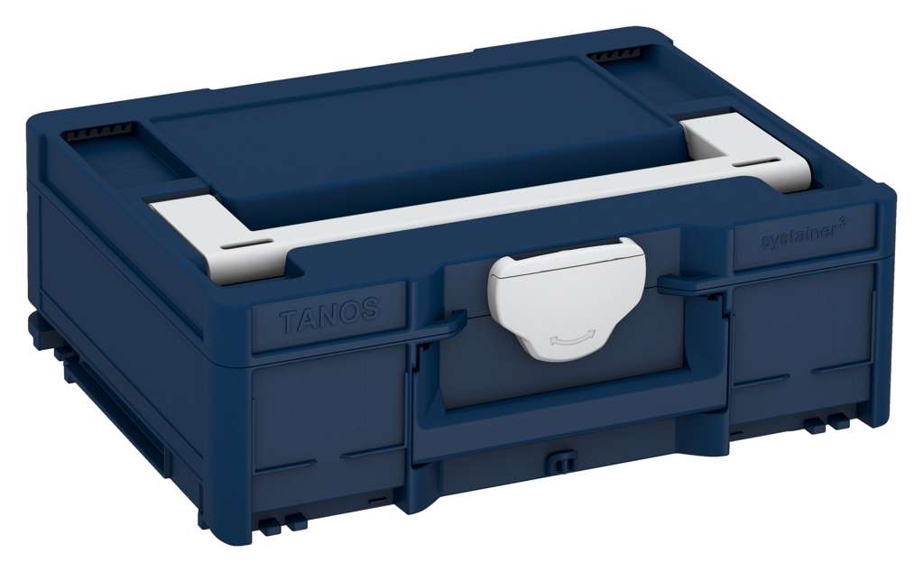 Systainer³ M 137, Sapphire Blue with Light Grey lid handle and Light Grey catches