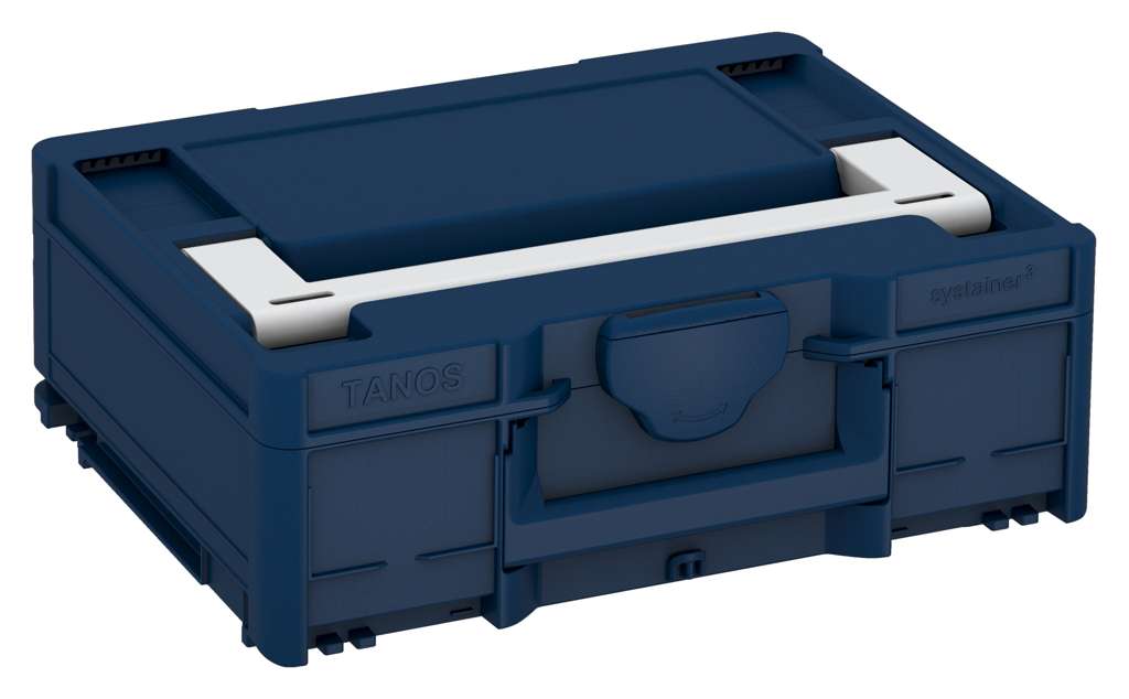 Systainer³ M 137, Sapphire Blue with Light Grey lid handle
