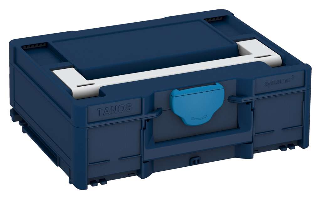 Systainer³ M 137, Sapphire Blue with Light Grey lid handle and Sky Blue catches