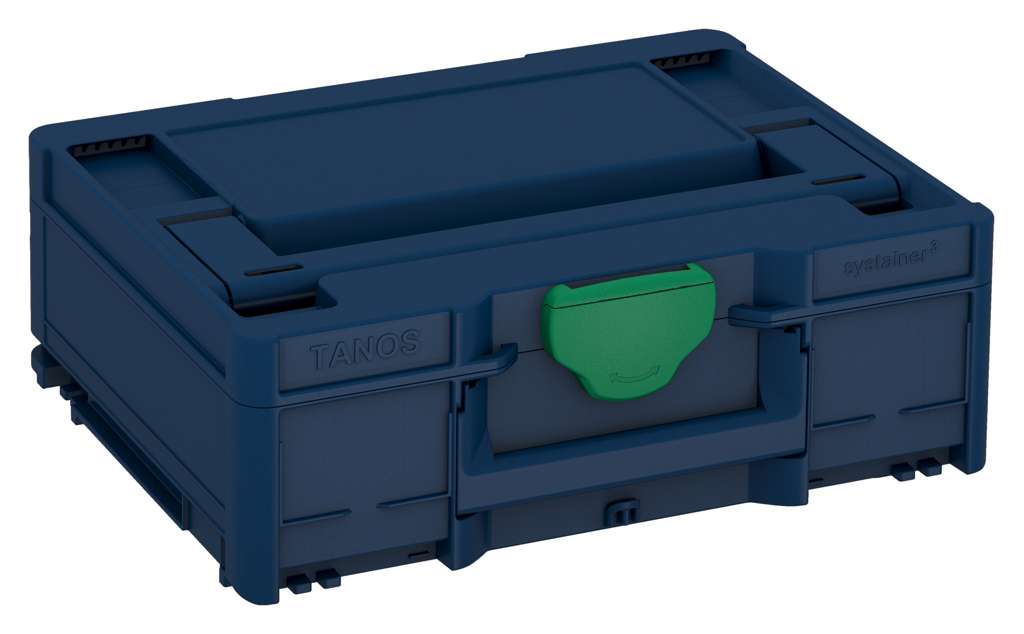 Systainer³ M 137, Sapphire Blue with Signal Green catches