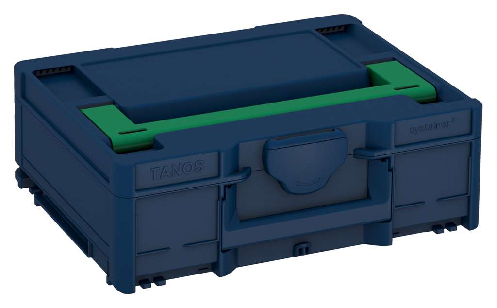Systainer³ M 137, Sapphire Blue with Signal Green lid handle