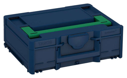 Systainer³ M 137, Sapphire Blue with Signal Green lid handle