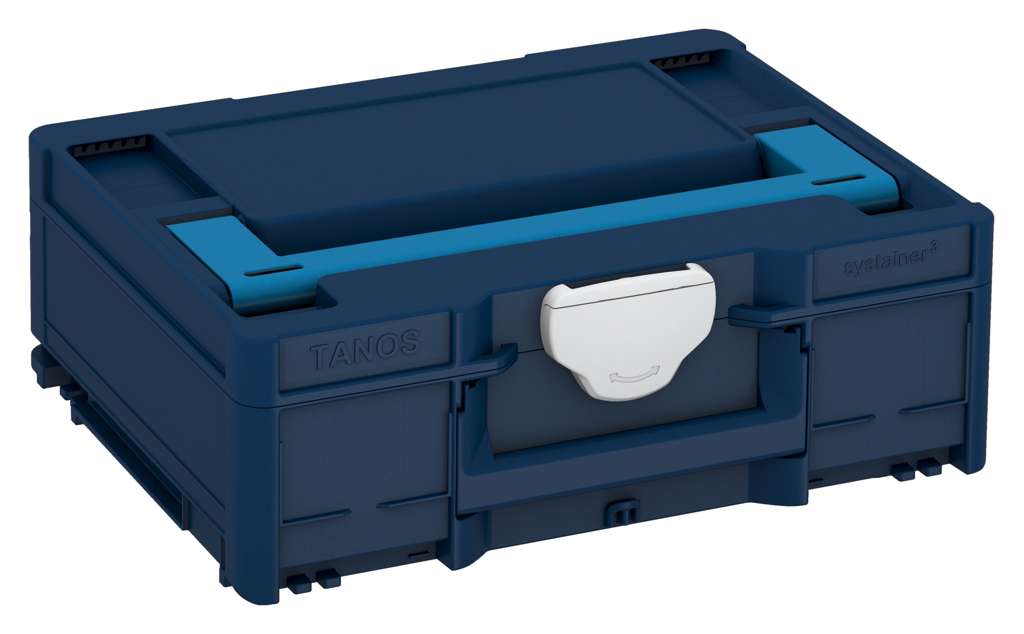 Systainer³ M 137, Sapphire Blue with Sky Blue lid handle and Light Grey catches