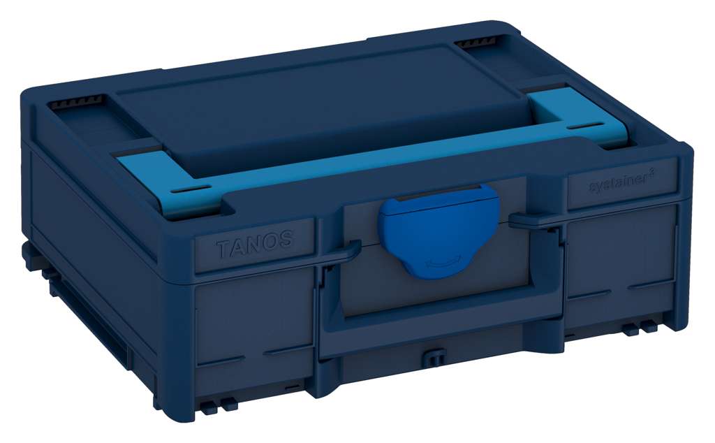 Systainer³ M 137, Sapphire Blue with Sky Blue lid handle and Signal Blue catches