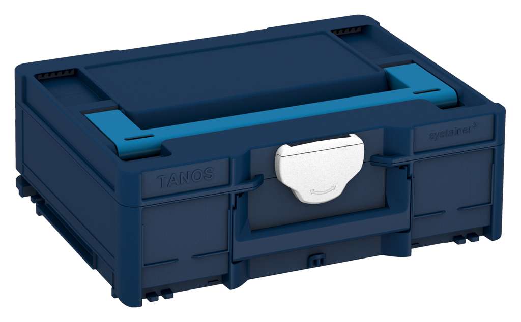 Systainer³ M 137, Sapphire Blue with Sky Blue lid handle and White catches