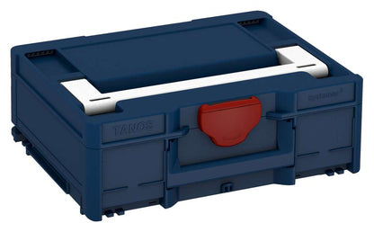 Systainer³ M 137, Sapphire Blue with White lid handle and Carmine Red catches
