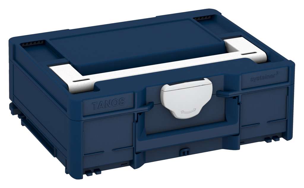 Systainer³ M 137, Sapphire Blue with White lid handle and Light Grey catches