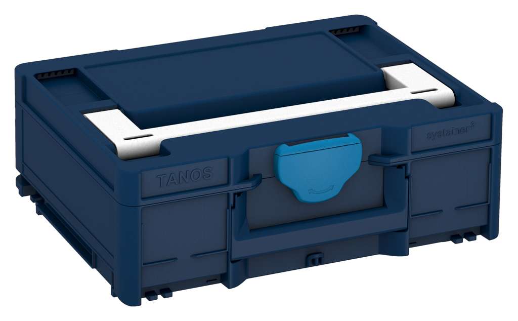 Systainer³ M 137, Sapphire Blue with White lid handle and Sky Blue catches