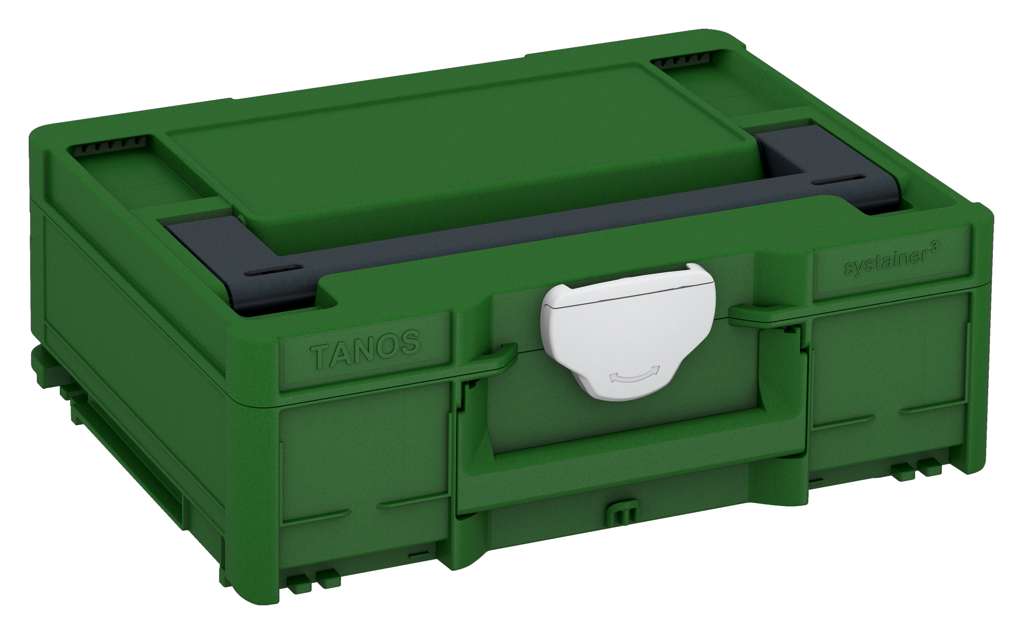 Systainer³ M 137, Emerald Green with Anthracite lid handle and Light Grey catches