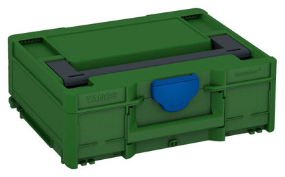 Systainer³ M 137, Emerald Green with Anthracite lid handle and Signal Blue catches