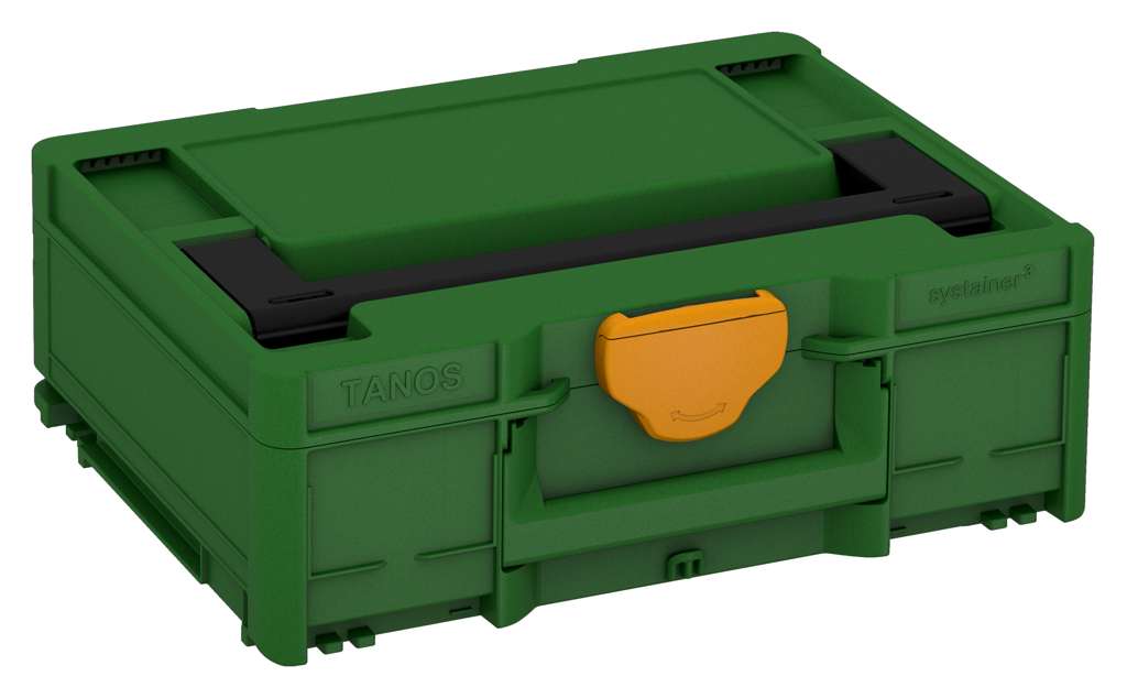 Systainer³ M 137, Emerald Green with Black lid handle and Daffodil Yellow catches