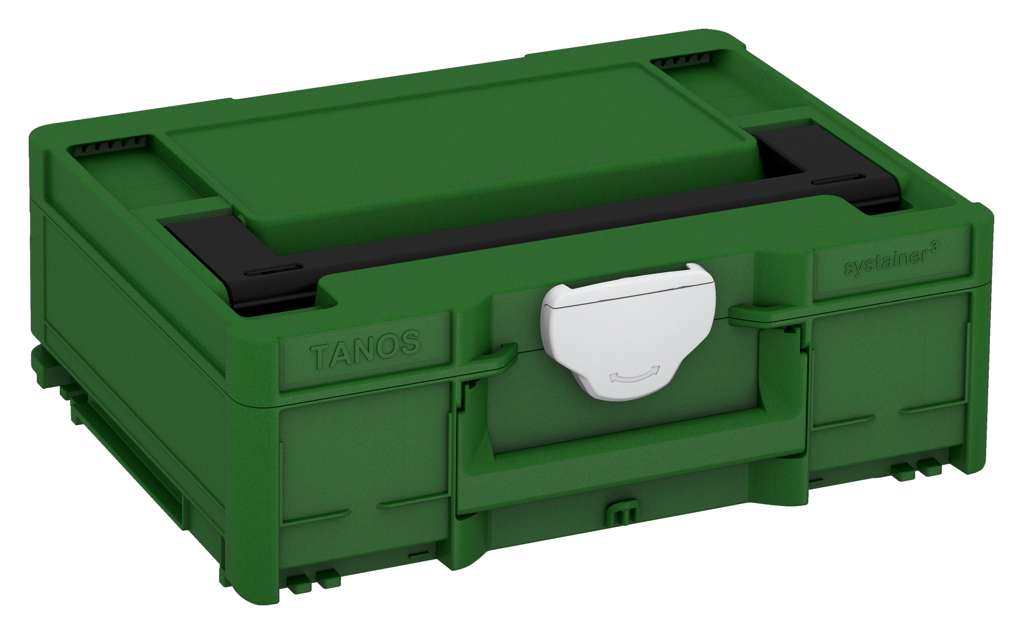 Systainer³ M 137, Emerald Green with Black lid handle and Light Grey catches