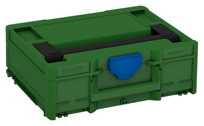 Systainer³ M 137, Emerald Green with Black lid handle and Signal Blue catches