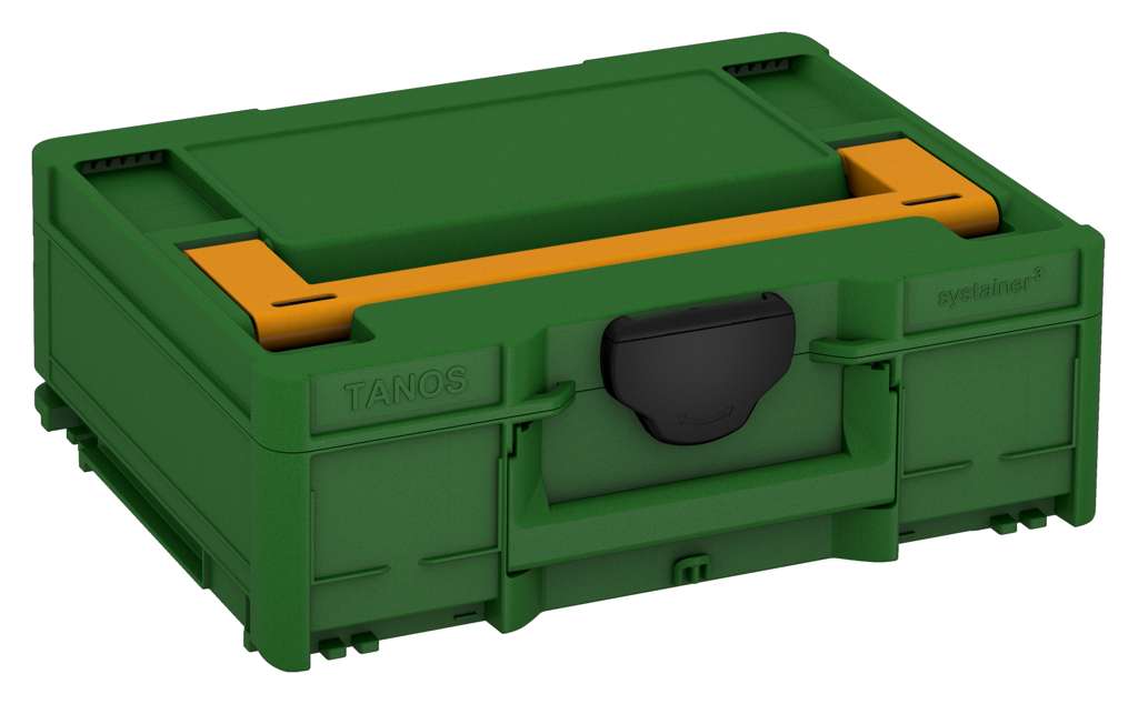 Systainer³ M 137, Emerald Green with Daffodil Yellow lid handle and Black catches