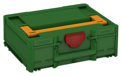 Systainer³ M 137, Emerald Green with Daffodil Yellow lid handle and Carmine Red catches