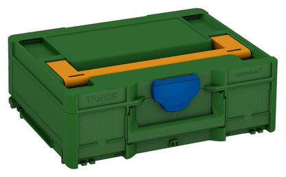 Systainer³ M 137, Emerald Green with Daffodil Yellow lid handle and Signal Blue catches