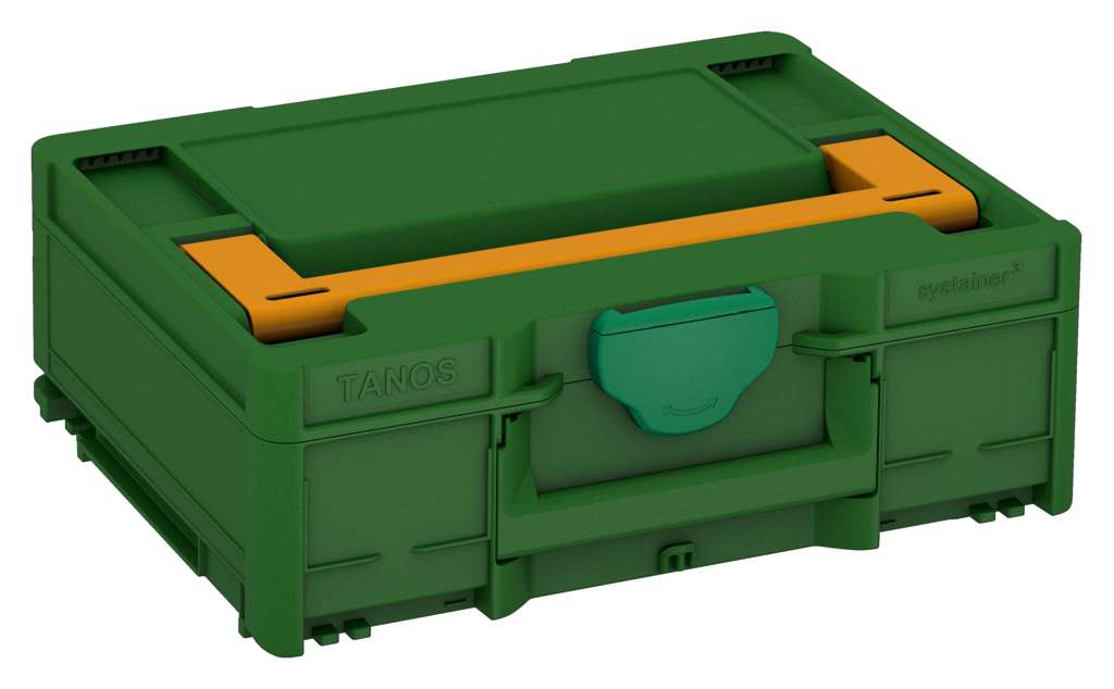 Systainer³ M 137, Emerald Green with Daffodil Yellow lid handle and Signal Green catches