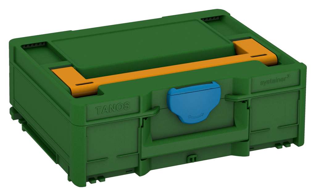 Systainer³ M 137, Emerald Green with Daffodil Yellow lid handle and Sky Blue catches