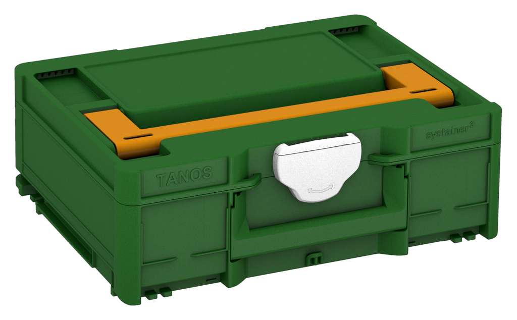 Systainer³ M 137, Emerald Green with Daffodil Yellow lid handle and White catches