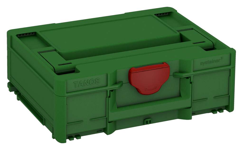 Systainer³ M 137, Emerald Green with Carmine Red catches