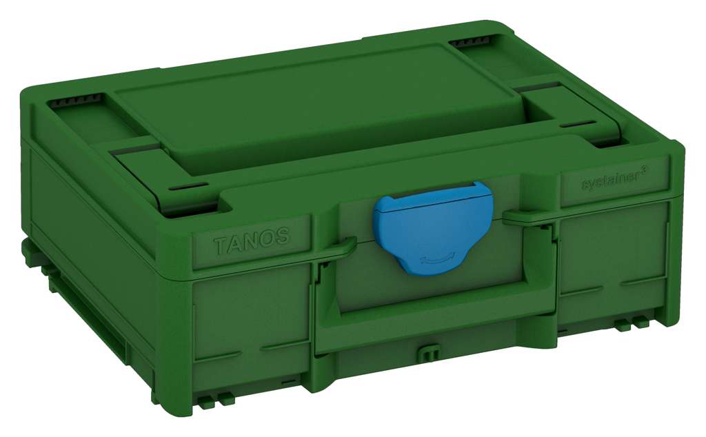 Systainer³ M 137, Emerald Green with Sky Blue catches