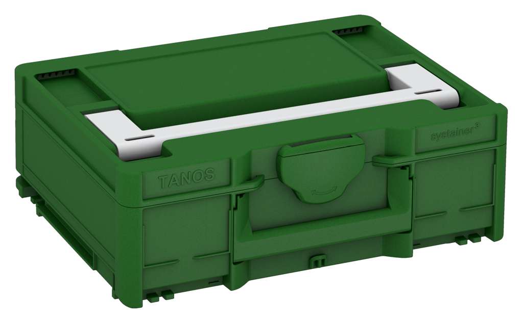 Systainer³ M 137, Emerald Green with Light Grey lid handle