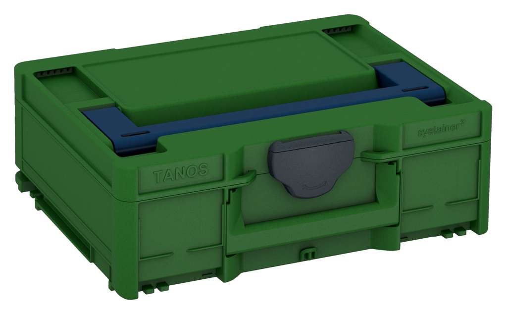 Systainer³ M 137, Emerald Green with Sapphire Blue lid handle and Anthracite catches
