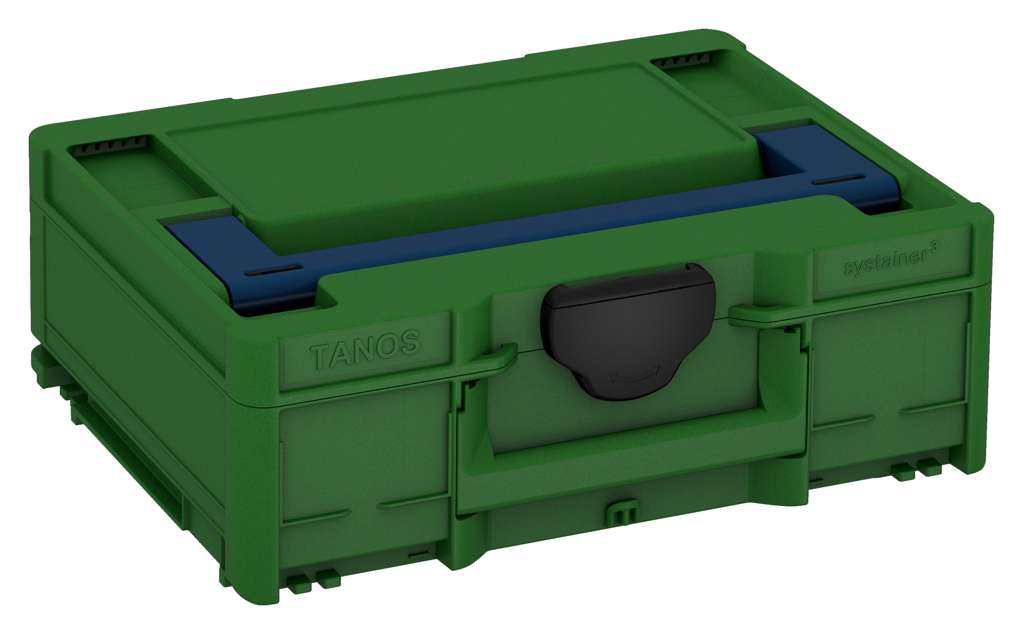 Systainer³ M 137, Emerald Green with Sapphire Blue lid handle and Black catches