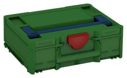Systainer³ M 137, Emerald Green with Sapphire Blue lid handle and Carmine Red catches